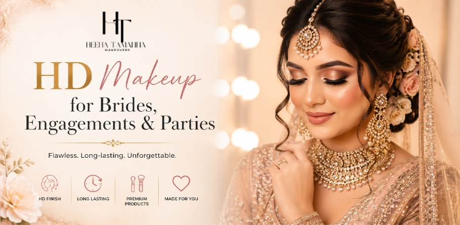 Luxury bridal makeup